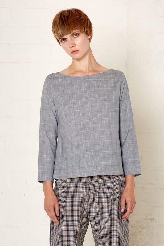 Barbara Top (Blue) | size: XL