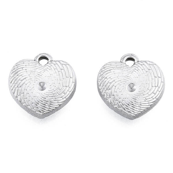 Non-Tarnish 201 Stainless Steel Pendant Rhinestone Settings