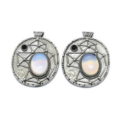 Opalite Oval Pendants