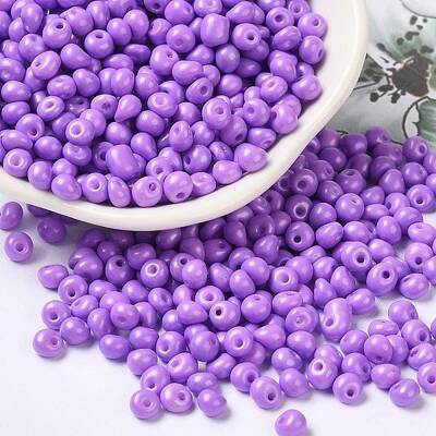 6/0 Opaque Baking Paint Glass Seed Beads