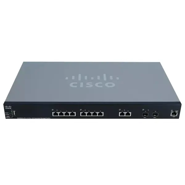 SG350XG-2F10-K9 Cisco Small Business SG350-2F10 12xPort 10GBASE-T 2 x SFP Ports+ Layer 3 Managed Stackable Gigabit Ethernet S...