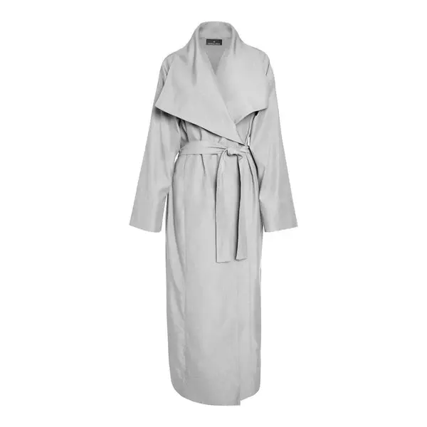 Lâcher Prise - Exode Grey Trench Coat