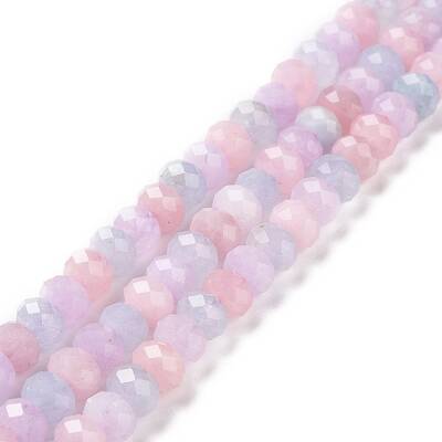 Natural Aquamarine & Rose Quartz & Amethyst Beads Strands