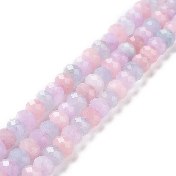 Natural Aquamarine & Rose Quartz & Amethyst Beads Strands
