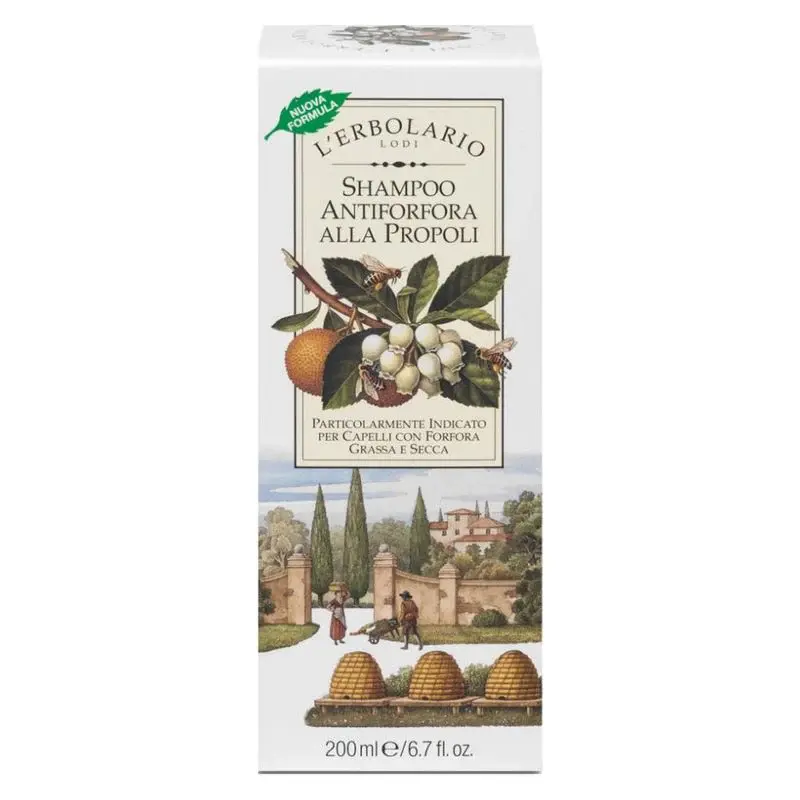 L'Erbolario Anti-Dandruff Shampoo with Propolis 200 ml