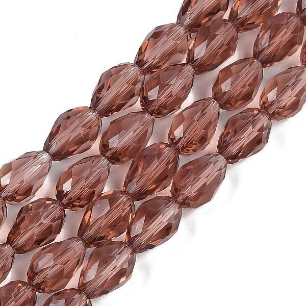 Transparent Glass Beads Strands