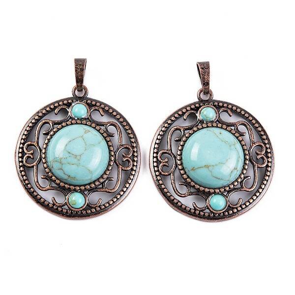 Synthetic Turquoise Pendants