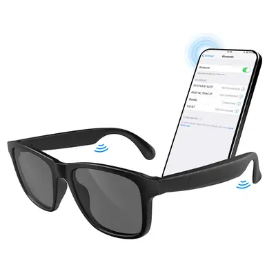 Smart Glasses Listenable Songs,Wireless Headphone Smart Glasses for Mobile Phone,Back to School Cool Gifts,Glasses For Men an...