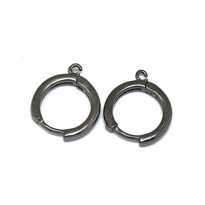 Brass Huggie Hoop Earring Findings