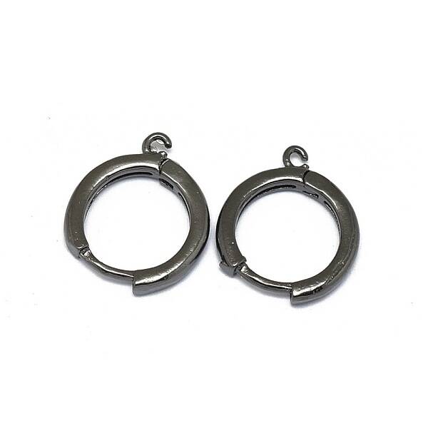 Brass Huggie Hoop Earring Findings