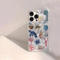 Turtle Pattern Phone Case, Fashion Phone Protective Cover, Phone Accessory Compatible with iPhone 11 12 13 14 15 16 Pro Max, ...