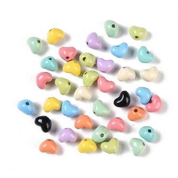 Spray Paint Alloy Beads