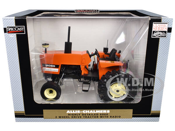 Allis Chalmers 6060 2WD Tractor with Radio Accessory Orange \