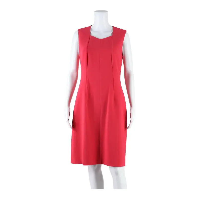 HUGO BOSS Womens Pencil Dress Pink Sleeveless Midi M