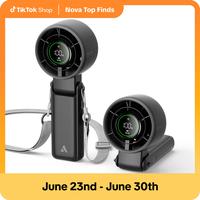 Aecooly 3-in-1 Portable Fan, Turbo Handheld USB Fan, Rechargeable Mini Pocket Fans, 24H Battery, Foldable for Travel, Summer,...