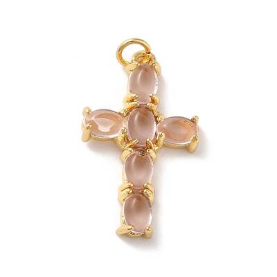 Rack Plating Brass Micro Pave Cubic Zirconia Pendants