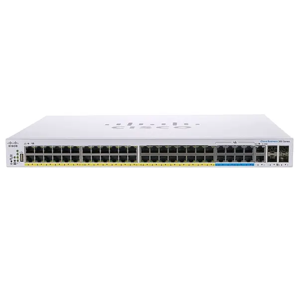 Cisco CBS350-48NGP-4X-NA | Business 350 Series CBS350-48NGP-4X 40 x RJ-45 Ports PoE+ 8 x Ports PoE+ 5GBase-T 2 x RJ-45/SFP+ 1...
