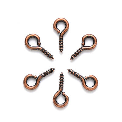 Iron Screw Eye Pin Peg Bails