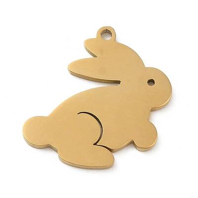 5Pcs 201 Stainless Steel Pendants