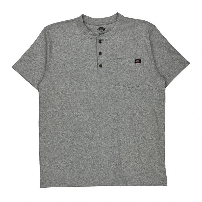 Dickies Tall T-Shirt - XL Grey Cotton Blend