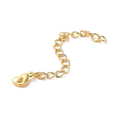 Rack Plating Brass Curb Chain Extender