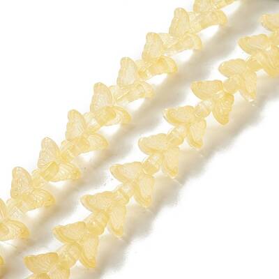Transparent Glass Beads Strand
