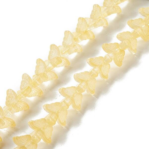 Transparent Glass Beads Strand