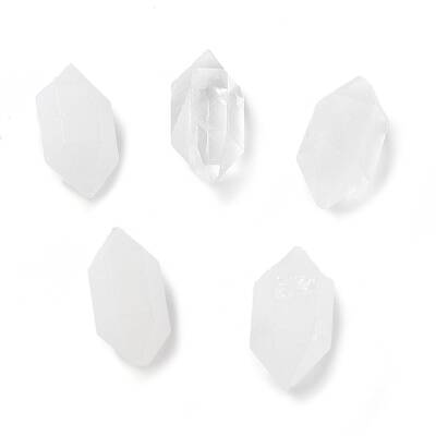 Natural Quartz Crystal Double Terminated Points Rock Crystal No Hole