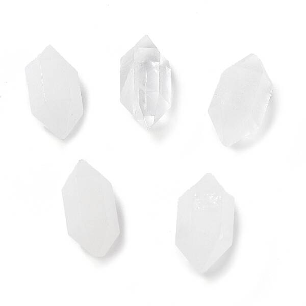 Natural Quartz Crystal Double Terminated Points Rock Crystal No Hole