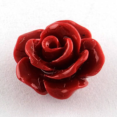 Dyed Flower Synthetical Coral Beads