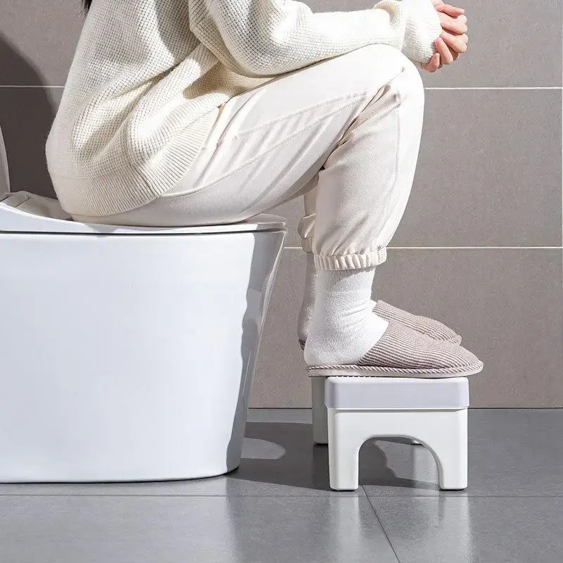 Toilet Stool, Plastic Non-slip Poop Stool for Bathroom, Home Bathroom Accessories Poop Squat Stool, Bathroom Gadgets 2024, Gi...