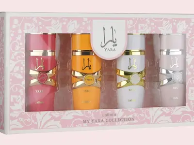 Lattafa My Yara Collection 25ml 4pcs Gift Set. Yara, Tous, Candy & Moi Eau De Parfum For  Women