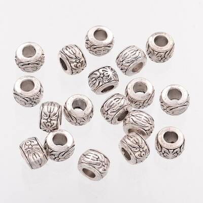 Rondelle Tibetan Style Spacer Beads