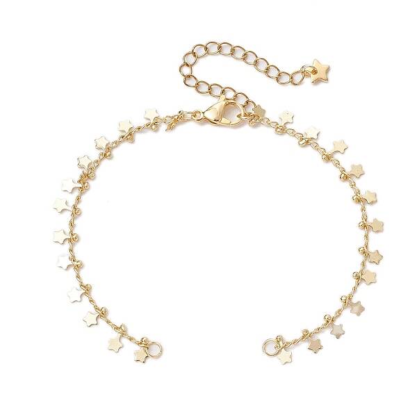 Brass Curb Chain Bracelet Makings