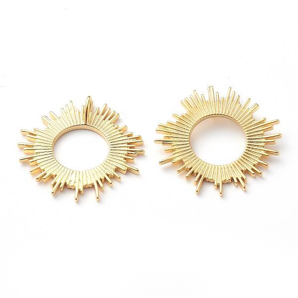 Brass Solar Eclipse Pendants