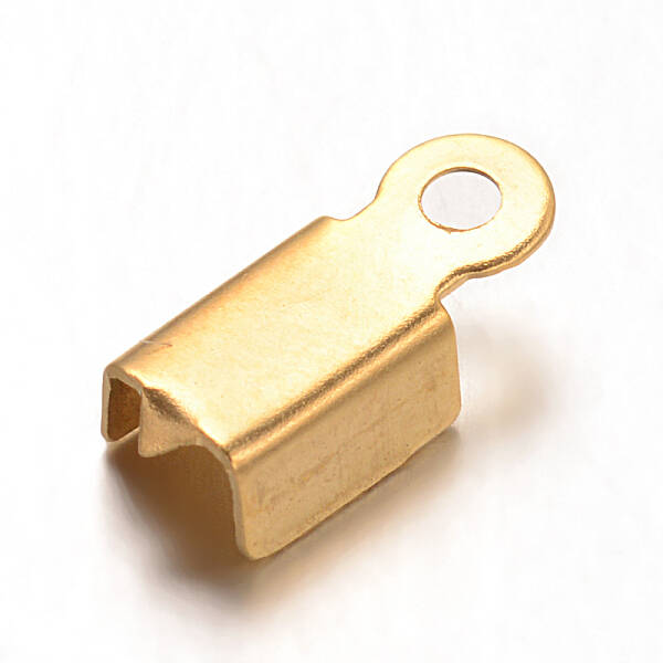 Ion Plating(IP) 304 Stainless Steel Folding Crimp Ends