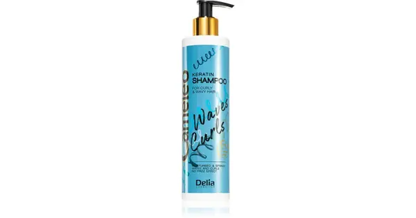 Delia Cosmetics Cameleo Fale Loki shampoo for curly and wavy hair with keratin 250 ml