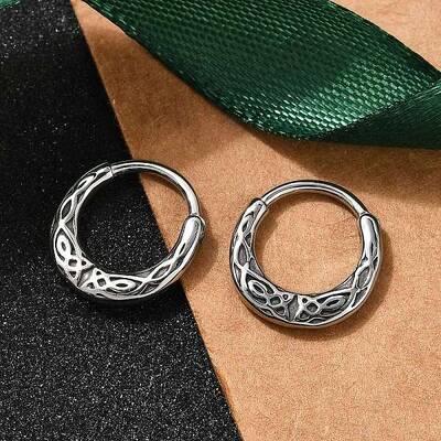 316 Surgical Stainless Steel Hoop Earrings
