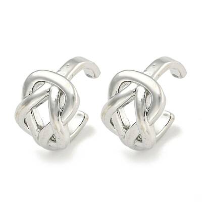 Brass Cuff Earrings