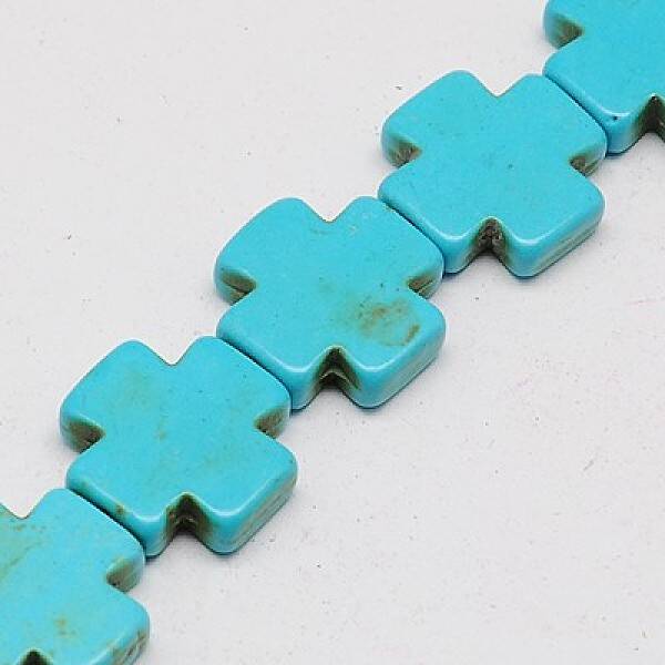 Synthetic Turquoise Beads Strands