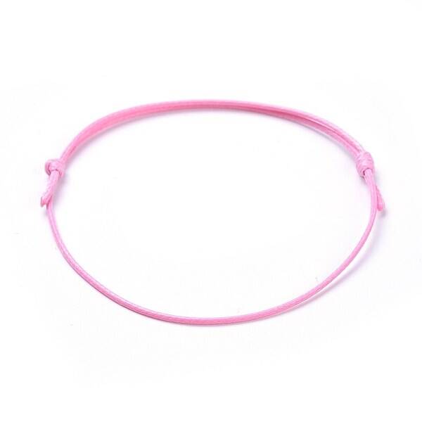 Eco-Friendly Korean Waxed Polyester Cord Bracelet Making