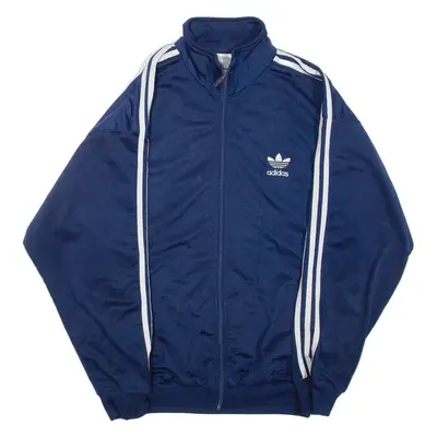 ADIDAS Mens Track Jacket Blue L