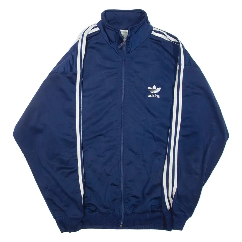 ADIDAS Mens Track Jacket Blue L