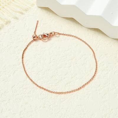 Brass Cable Chains Bracelets for Women
