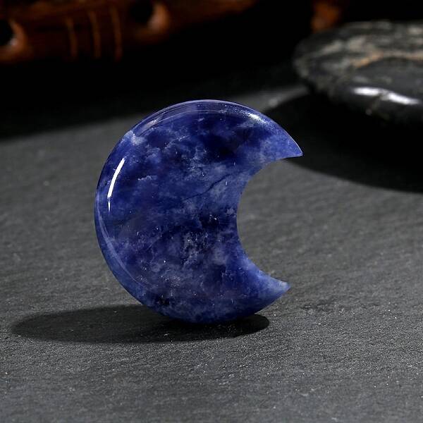 Natural Sodalite Palm Stone Massager