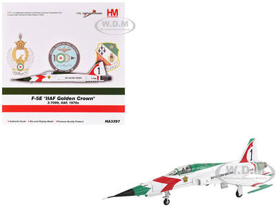 Northrop F-5E Tiger II Aircraft #1, 3-7099, IIAF Golden Crown Imperial Iranian Air Force Air Power Series 1/72 Diecast Mo...