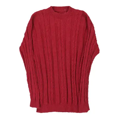 Unbranded Jumper - Medium Red Wool Blend