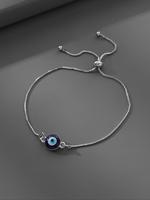 Creative Adjustable Eye Design Lin Bracelet, Temperament Casual All-match Jewelry for Girls Gift, Female Classic Fashion Acce...