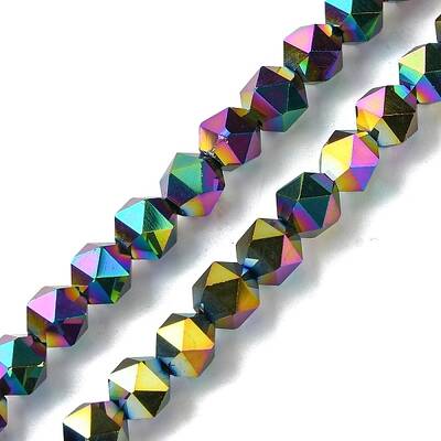 Electroplate Glass Beads Strands