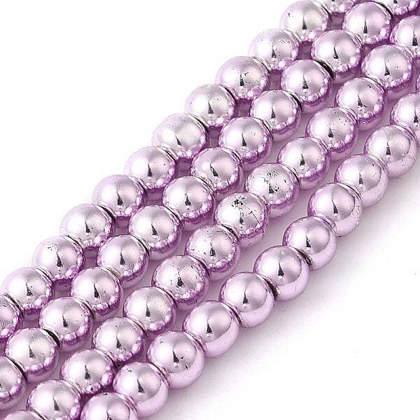Electroplate Glass Beads Strands